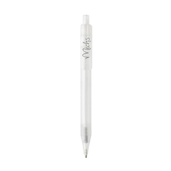 GRS RPET X8 transparent pen - White