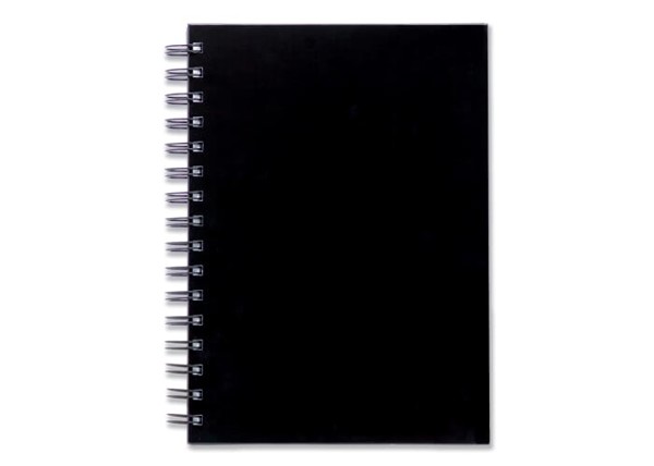 Spiral notebook A5 - Black