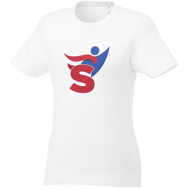 T-shirt damski z krótkim rękawem Heros - Biały / XXL