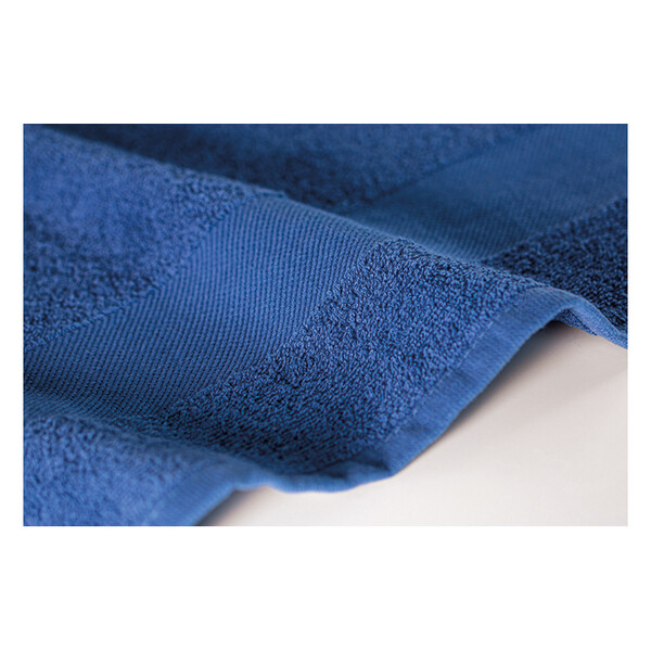 Serviette coton bio 100x50 Terry - Bleu Royal