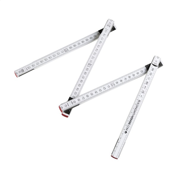 MetricWoodPro ruler - White