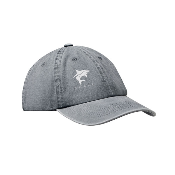 Casquette baseball à 6 pans Beau - Gris