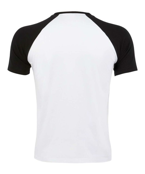 Sol's Funky - Men's 2-Colour Raglan Sleeves T-Shirt - White / Black / 3XL