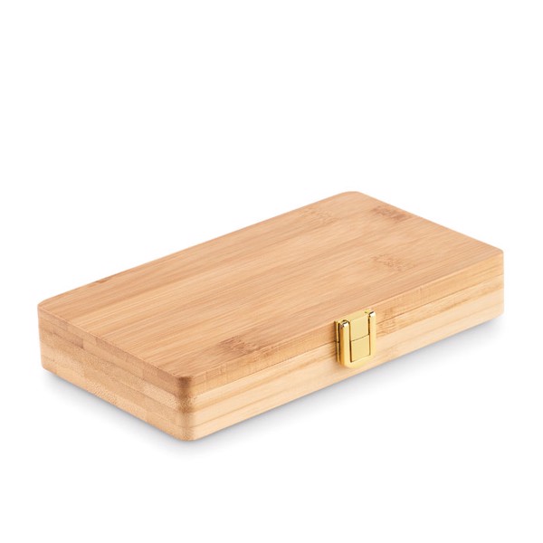 MB - 21 pcs tool set in bamboo case Gallaway