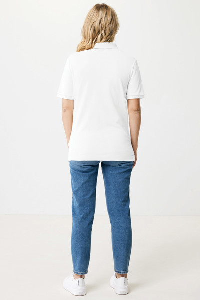 Polo en coton piqué et recyclé Iqoniq Yosemite - Recycled White / M