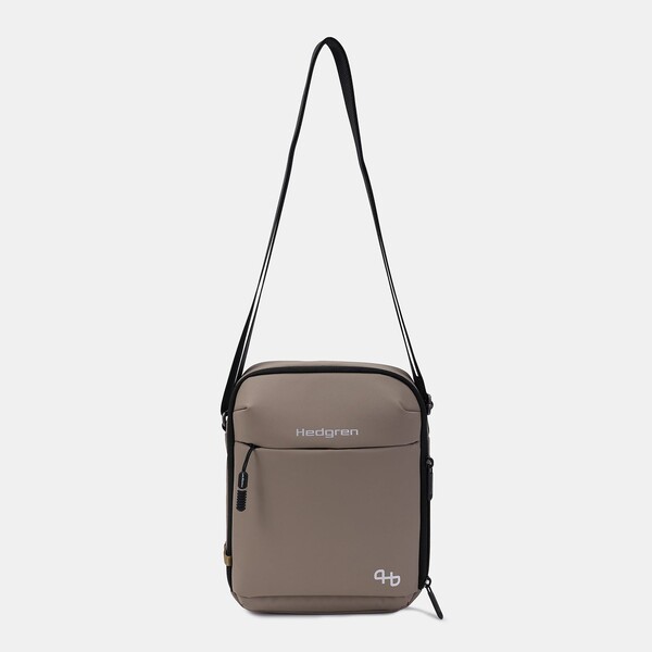 WALK | Geantă Crossbody Medie + RFID - Hedgren - Vintage Beige ECO