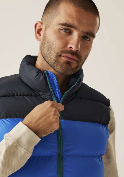 Vintage Puffer Vest - Solar / Black / 3XL