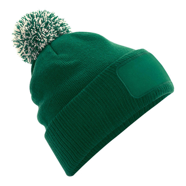 Snowstar® Patch Beanie - Graphite Grey / Light Grey / ONE SIZE