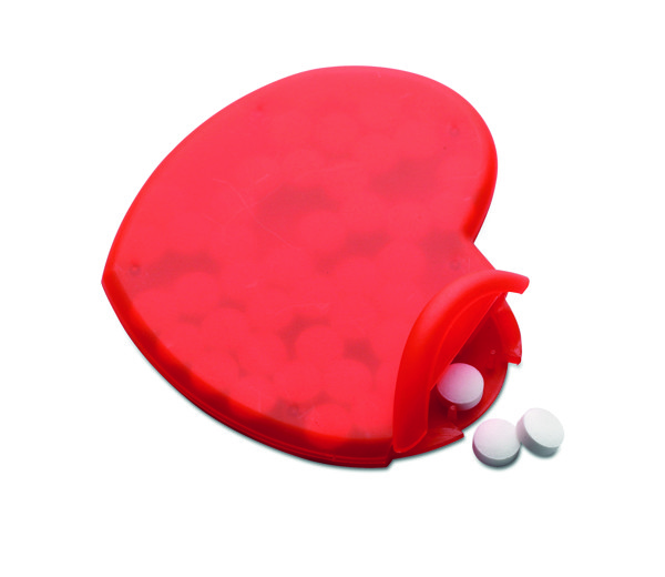 Heart shape peppermint box Coramint