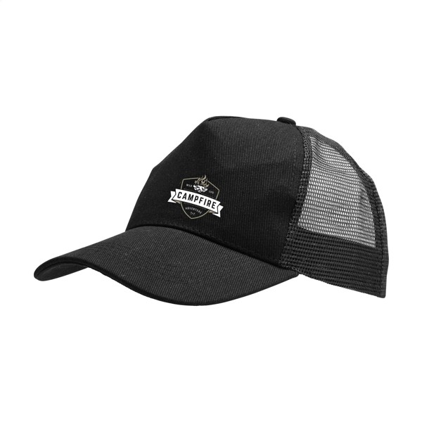 Trucker Recycled Cotton casquette - Noir