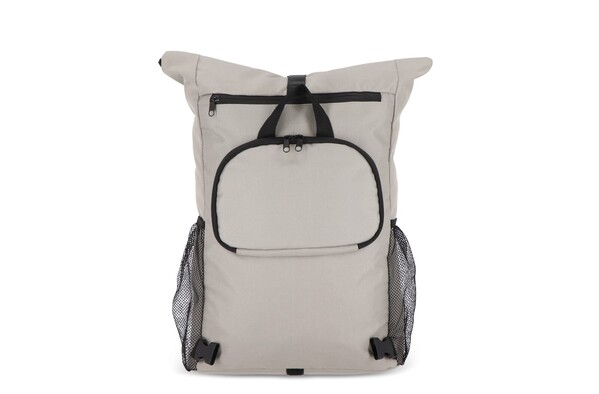 R-PET 600D Rolltop sac à dos vélo 20L - Gris