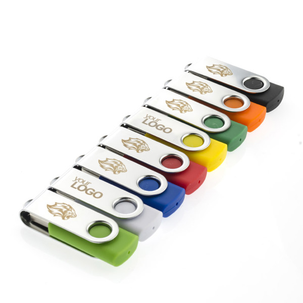 USB flash drive TWISTER 4 GB - black