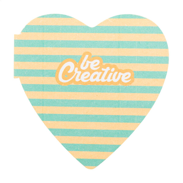 Bloc-notes coeur CreaStick Seed Heart