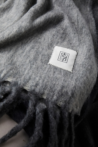 Vinga Saletto wool blend blanket - Grey