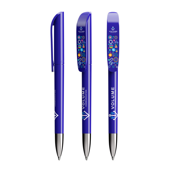 BIC® Super Clip Advance Ballpen - Bleu