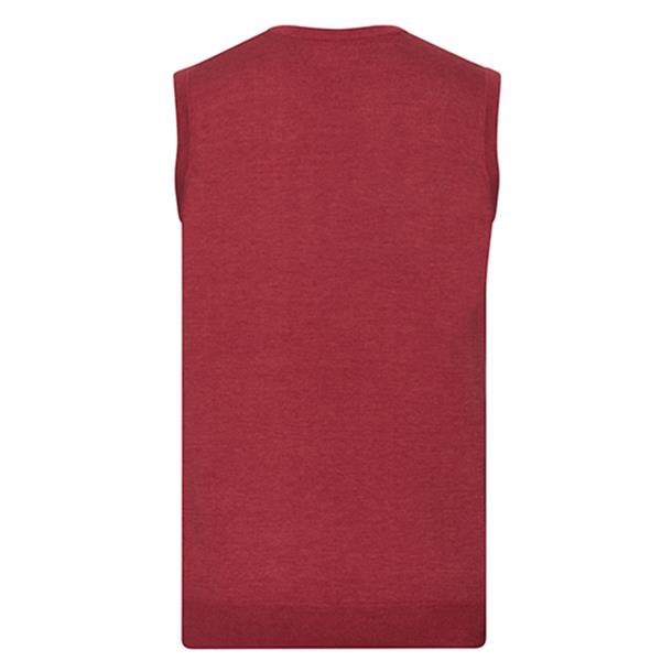 Pulôver De Alças Homem 275G - 50% Algodão/ 50% Acrílico - Vermelho Escuro / 2XL