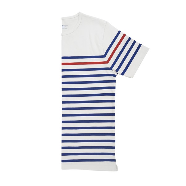 Marinière Bio150g TIMO - BLEU MARINE/ROUGE / M