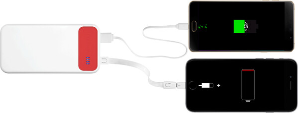 Powerbank Silicon Valley - Red / White
