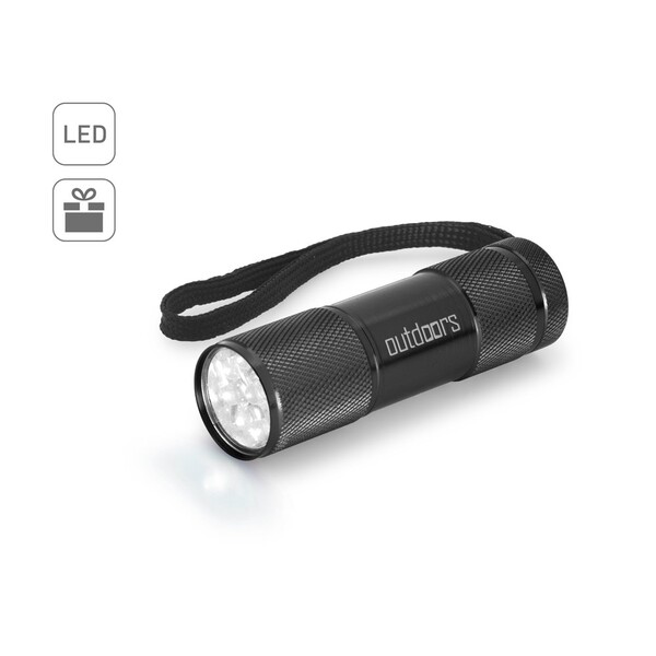 FLASHY. Aluminijska svjetiljka s 9 LED dioda - Gun Metal
