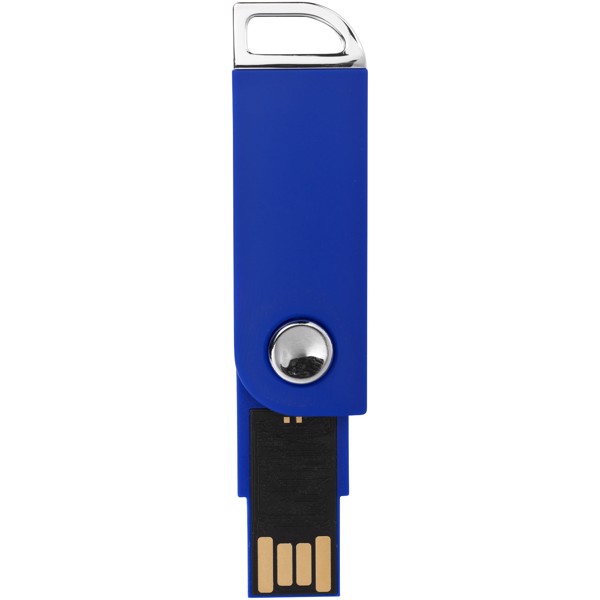 Clé USB pivotante rectangulaire - Bleu / 64GB
