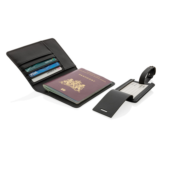 Swiss Peak travel set,recycled PU,GRS certified