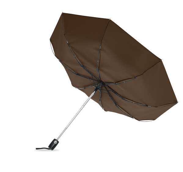 21" automatický deštník Gentlemen - Hnědá