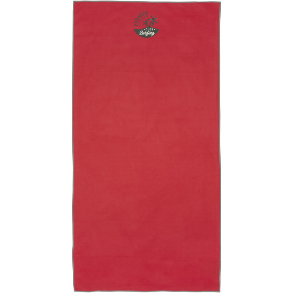 Serviette Pieter certifiée GRS ultra-légère et à séchage rapide 50 x 100 cm - Rouge