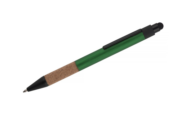 Długopis z touch pen BOSAY - Zielony