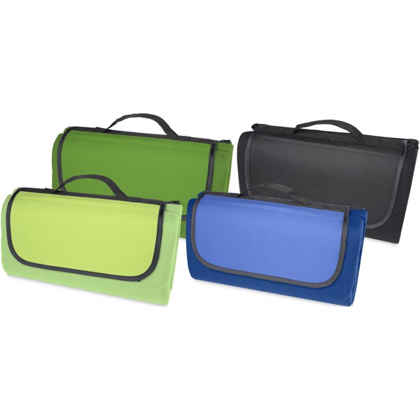 Salvie Picknickdecke aus recyceltem Kunststoff - schwarz