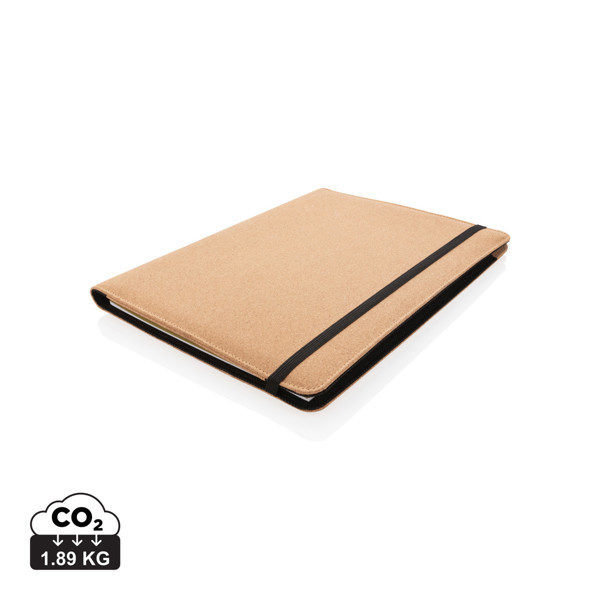 Xd Collection cork portfolio A4, recycled paper