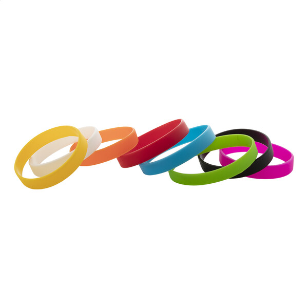 Opaska silikonowa Wristy - Żółty
