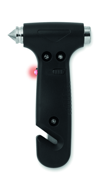 Martello emergenze 3 in 1 Resq - Nero