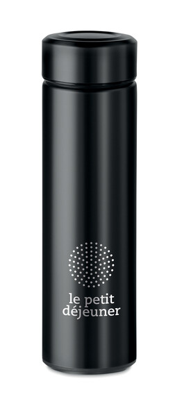 Dvojstenná termoska Patagonia 425 ml - Čierna