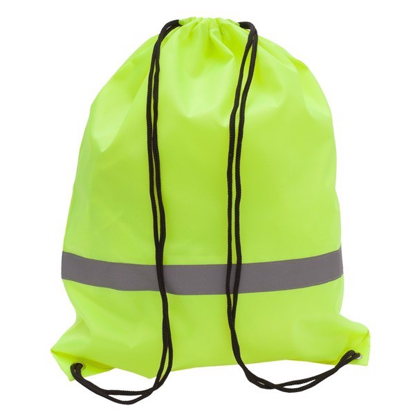 Promo backpack with reflective tape - Yellow