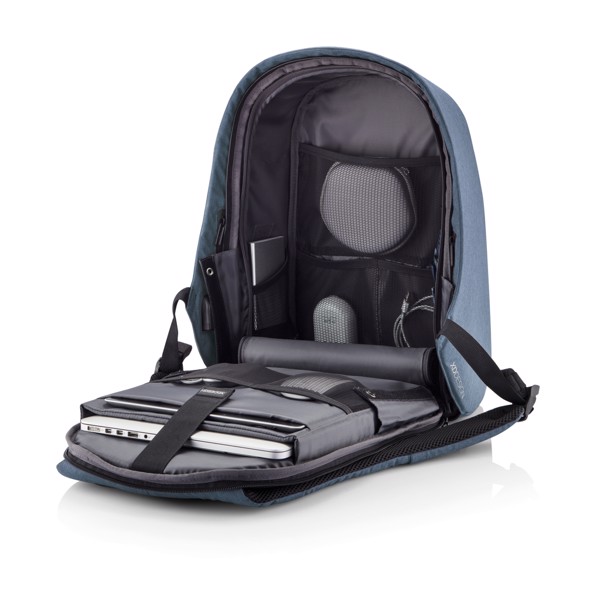 Xd Design Bobby Hero backpack, USB, 15.6 inch laptop - Light Blue / Black