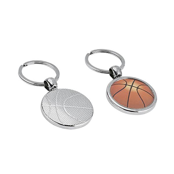 Porta-Chaves Mbk Bola De Basquetebol, 1 Face (Ø30mm)