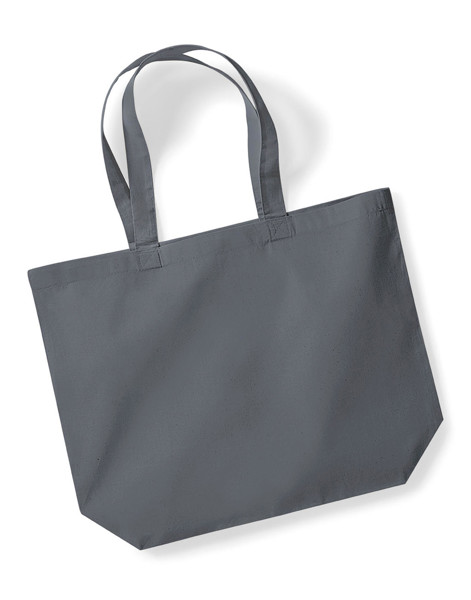 Organic Premium Cotton Maxi Tote - Black / ONE SIZE