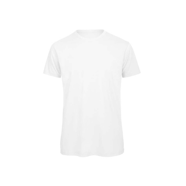 T-Shirt B&C Inspire T Men 140G - 100% Algodão Orgânico Ou Em Conversão - Branco / L