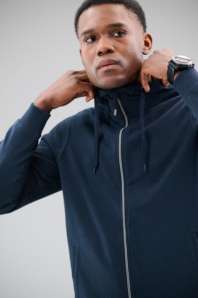 Printer Overhead full zip hoody White L