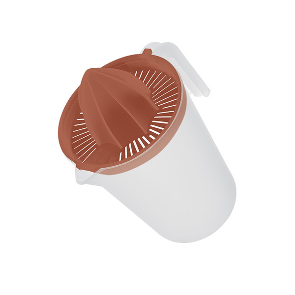 110CL TO THE BRIM PITCHER POT WITH JUICER SET - Terracotta / 