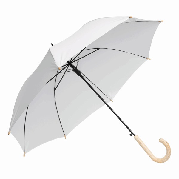 Automatic Stick Umbrella Lipsi - White
