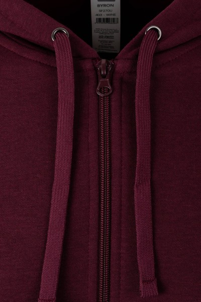 Sweatshirt fecho com capuz BYRON