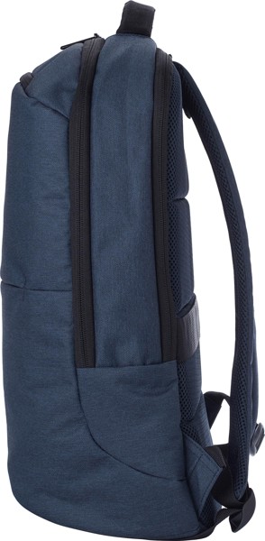Polyester (600D) laptoptas Nicolas - zwart