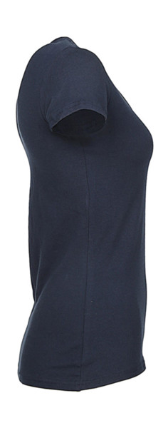 Stretch-T V-Neck For Women - Scarlet Red / L