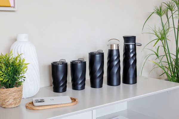 BrandCharger travel mug Vortex Calix Ceramica | 400 ml - black