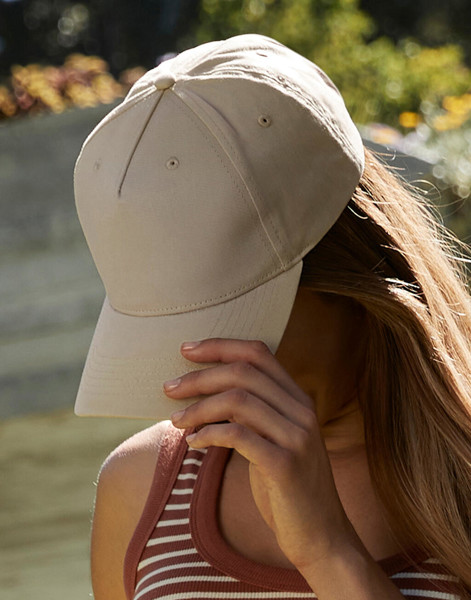 Organic Cotton 5 Panel - White / ONE SIZE