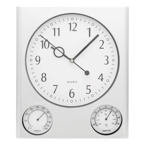 Rechteckige Wanduhr Saturn
