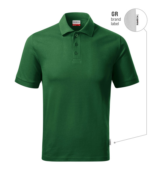 Polokošile Pánská Rimeck® Resist Heavy Polo - Lahvově Zelená / 2XL