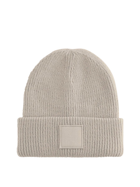 Kids Deep Cuffed Beanie - Natural Stone