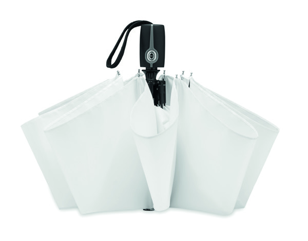 Luxe 21inch windproof umbrella Gentlemen - White